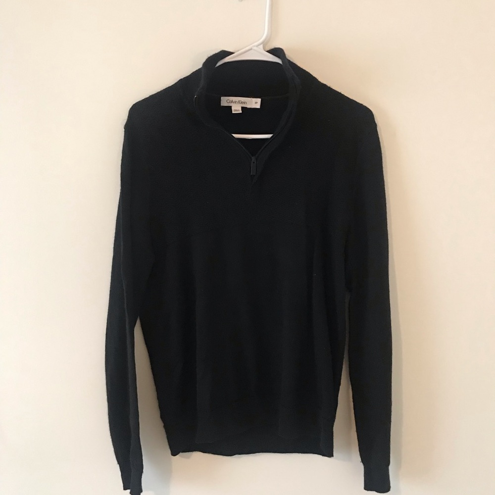 Mens Small Calvin Klen 1/4 Zip Sweater